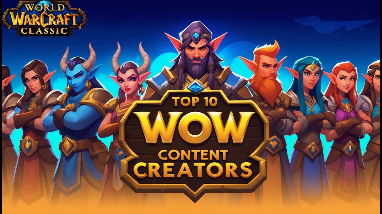 Classic Wow 101~ Top 10 YouTube Content Creators | Wow Classic
