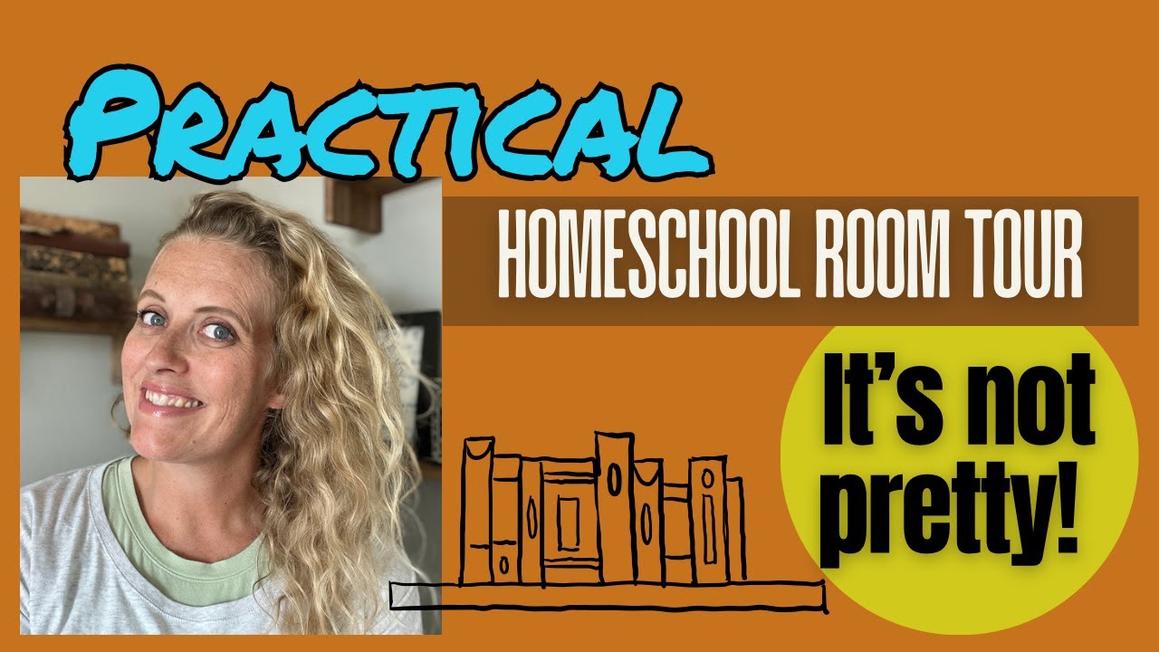 PRACTICAL Homeschool Space || Homeschool Room Tour