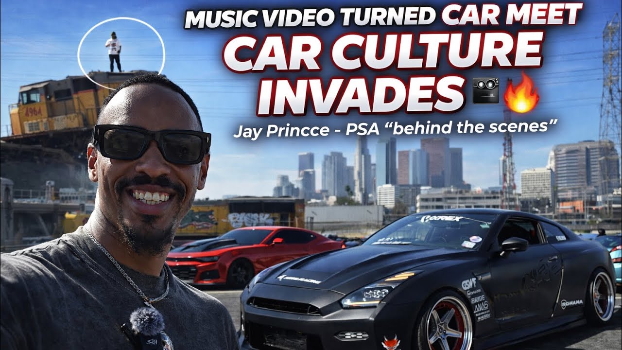 These music artists Turned a Music Video Into a Car Meet 🔥