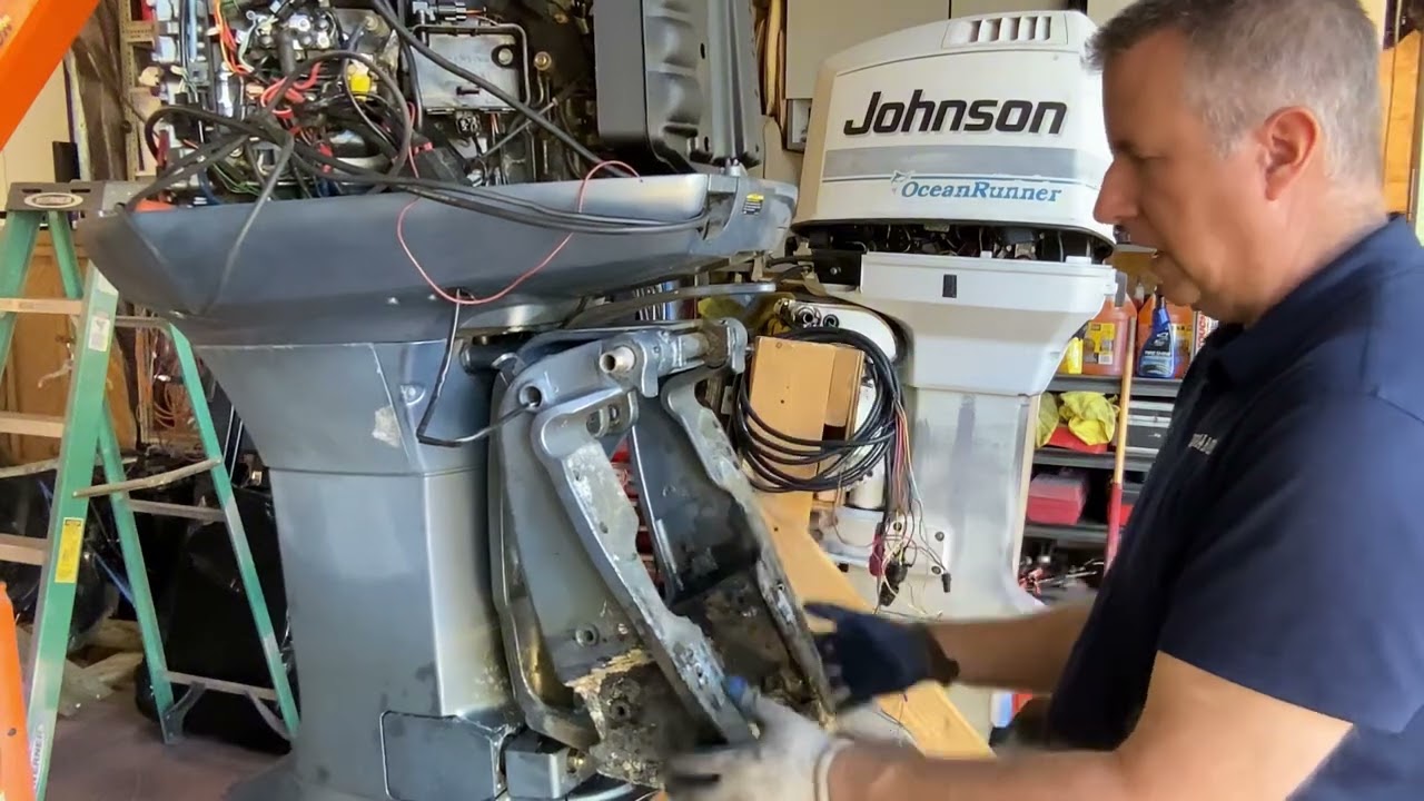 Yamaha  OX66 250 Outboard Tilt tube removal