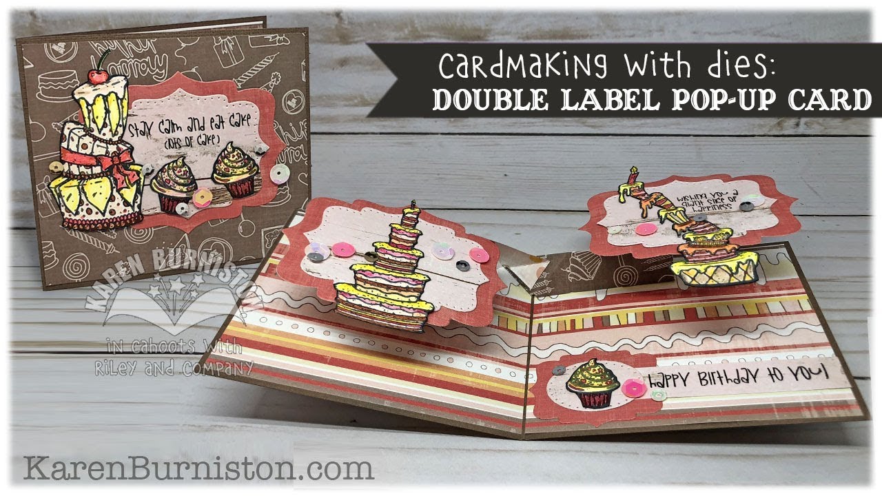 Cardmaking with Dies: Double Label Pop-up
