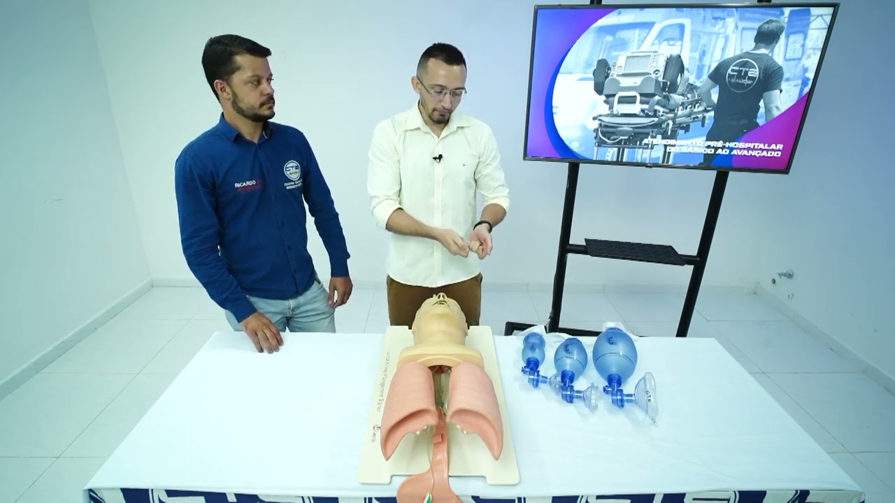 Abertura de vias aéreas chin lift do trauma