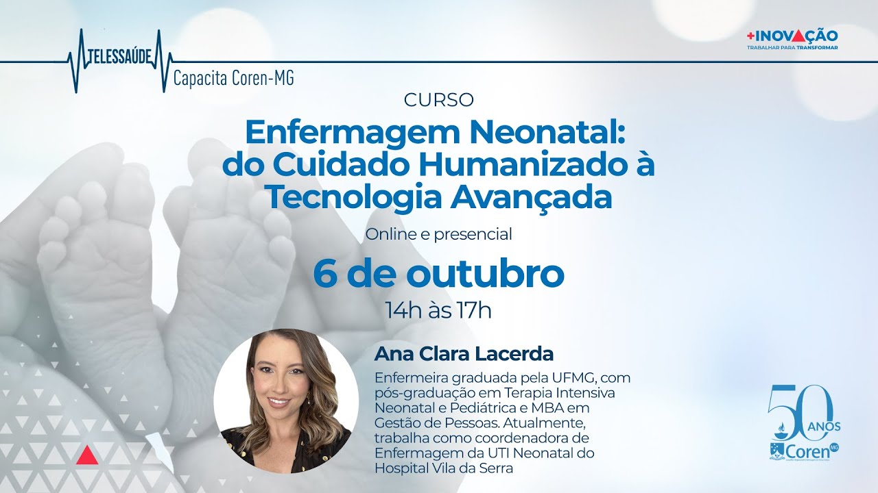 Curso - Enfermagem Neonatal: do Cuidado Humanizado à Tecnologia Avançada - Telessaúde