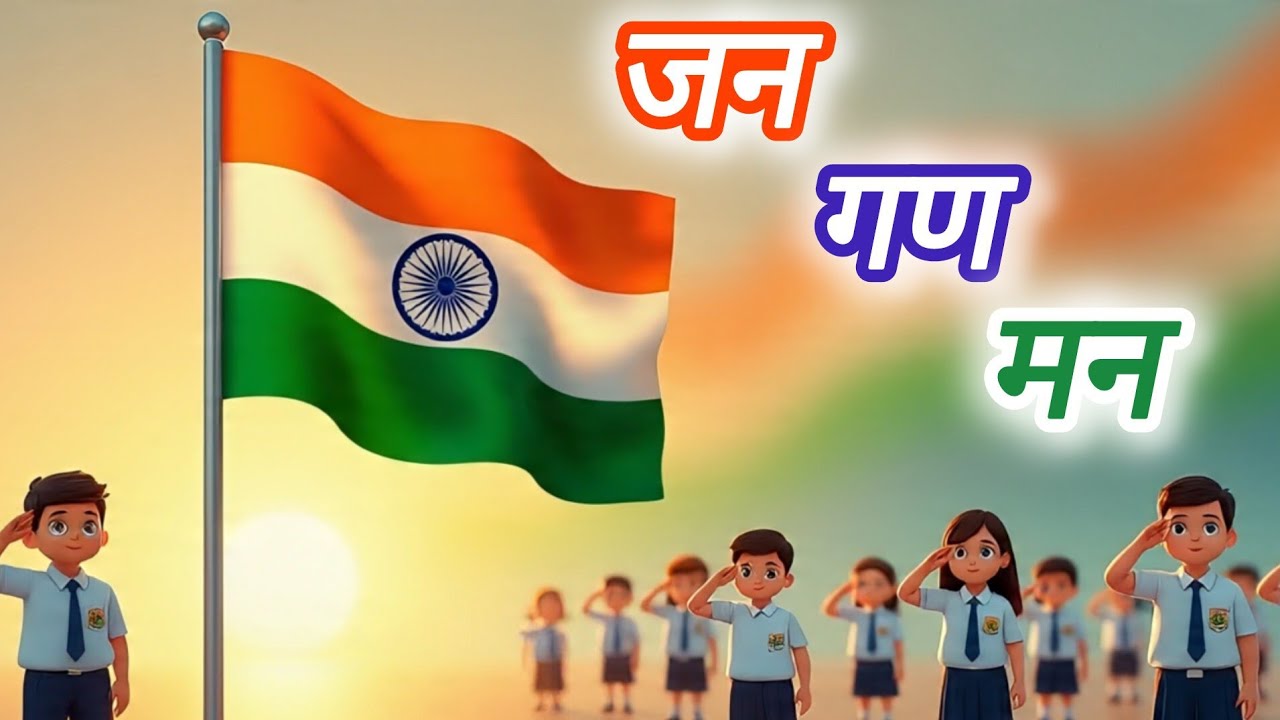 जन गण मन |भारताचे राष्ट्रगीत |national anthem of India|