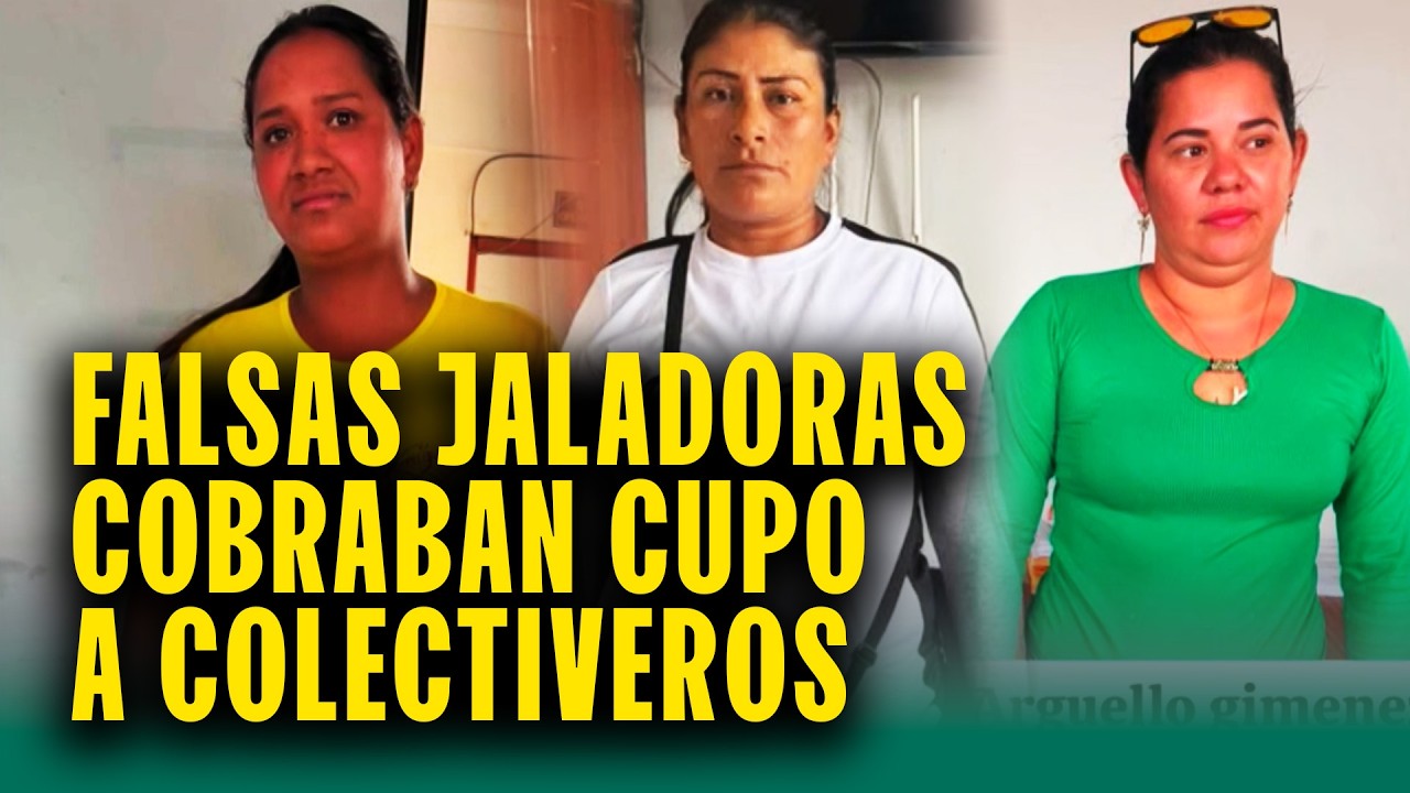 Intimidaban a choferes con balas en la cartera: Así cayeron falsas jaladoras