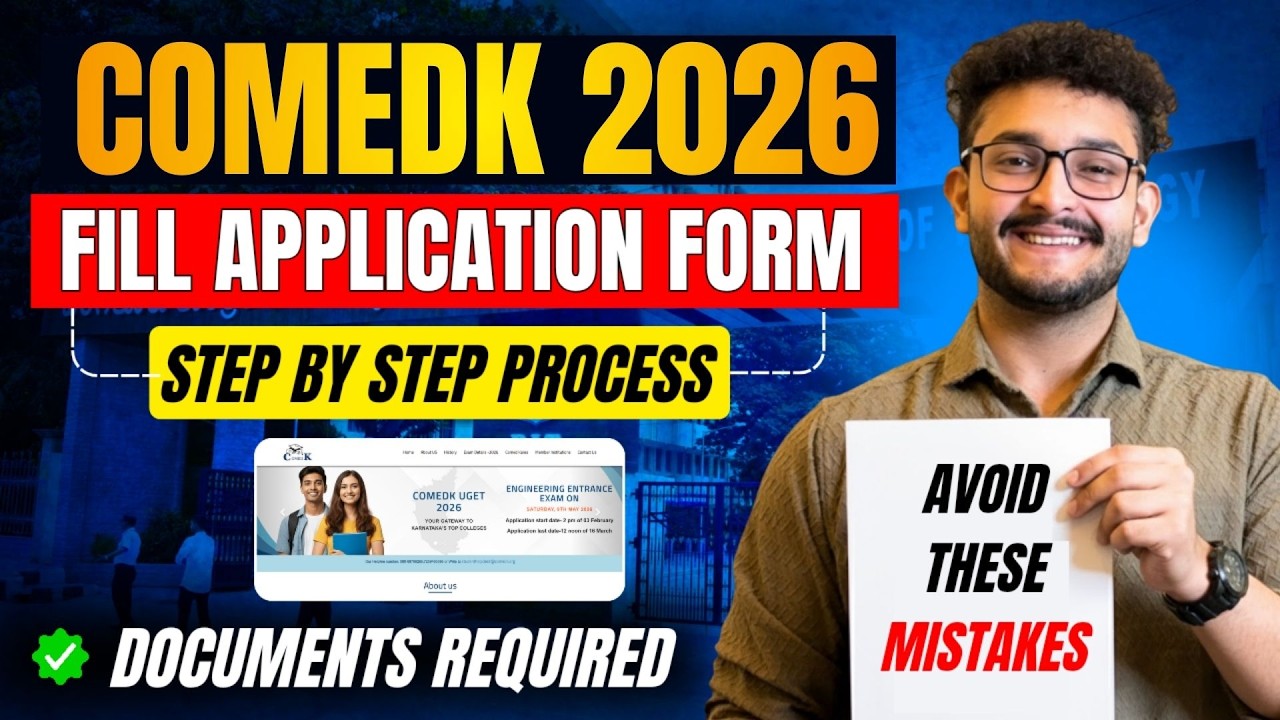 COMEDK 2026🔥| Fill Application Form Step-By-Step🔥| Avoid Mistakes😱| Sahil Gohri #comedk2026 #comedk