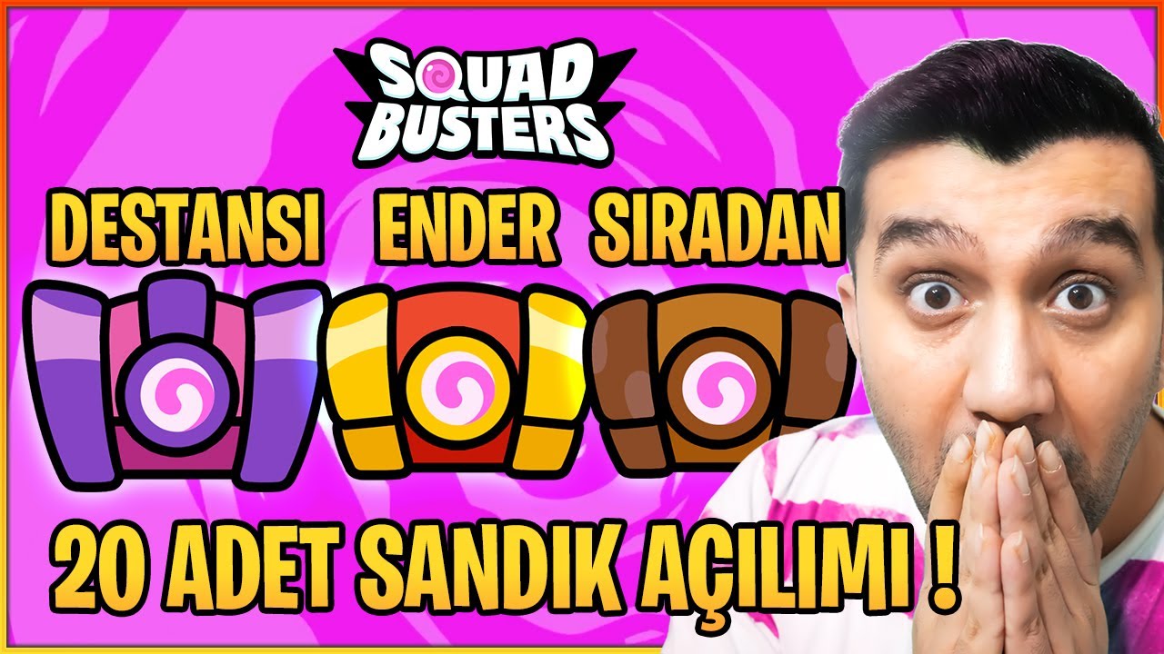 20 ADET SANDIK AÇILIMI ! EFSANE ÇIKANLAR 😱 SQUAD BUSTERS