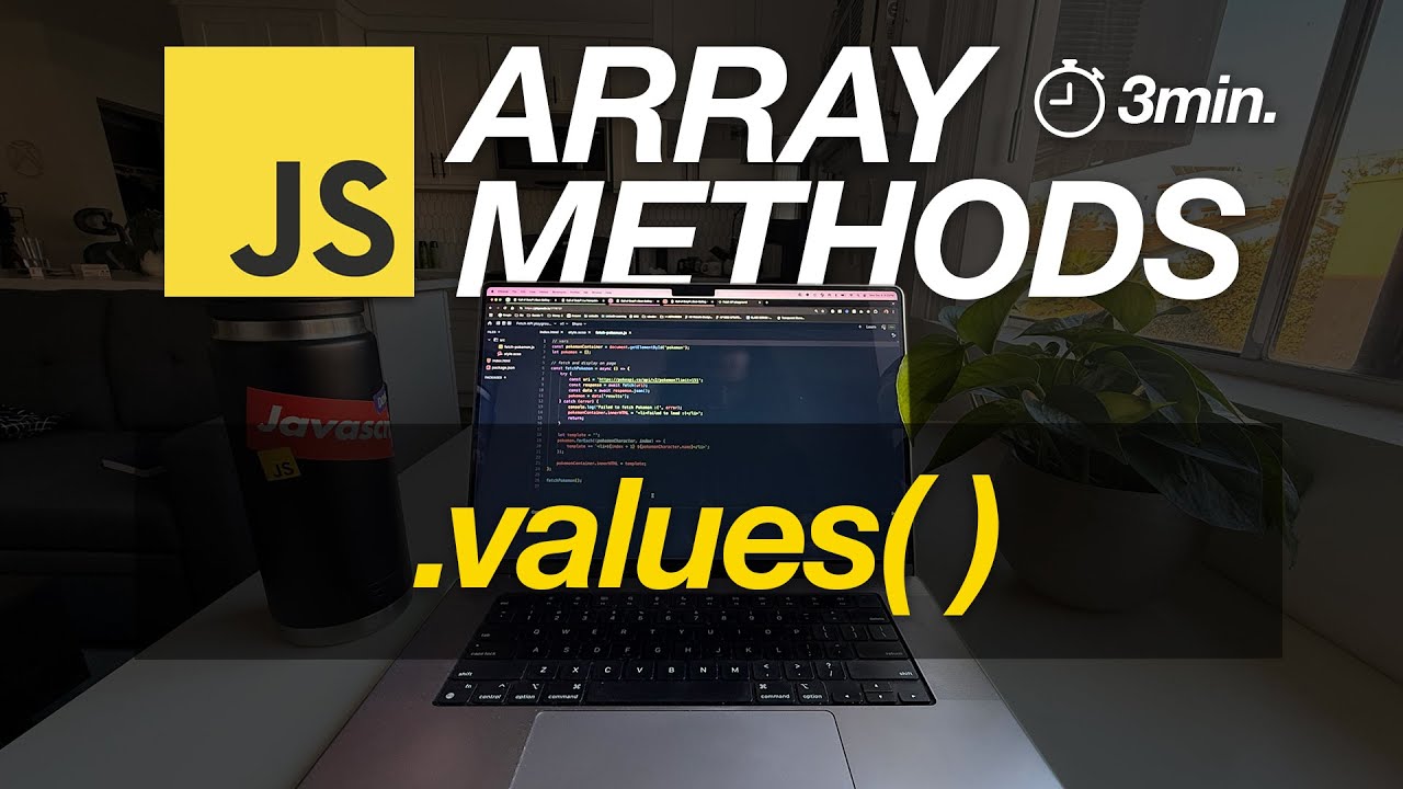 Методы работы с массивами в JavaScript за несколько минут: VALUES() — 3 ПРИМЕРА!