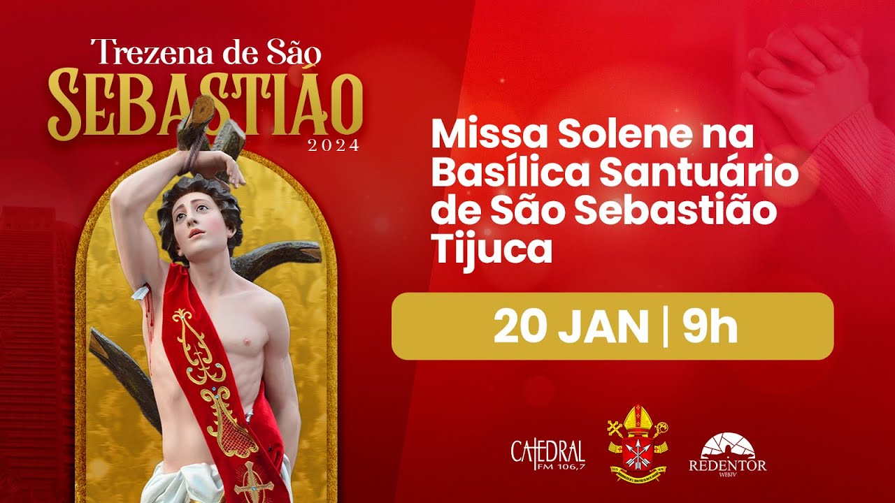 Missa Solene - Basílica Santuário de São Sebastião Frades Capuchinhos | ArqRio | 20/01/2024