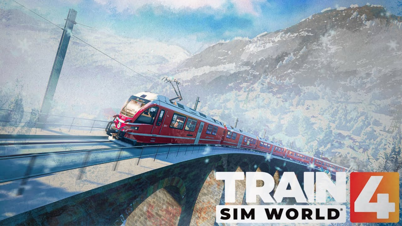 TSW 4 Bernina Line Tirano - Ospizio |  Komplette Fahrt im Schnee 🚂 Train Sim World 4 #06