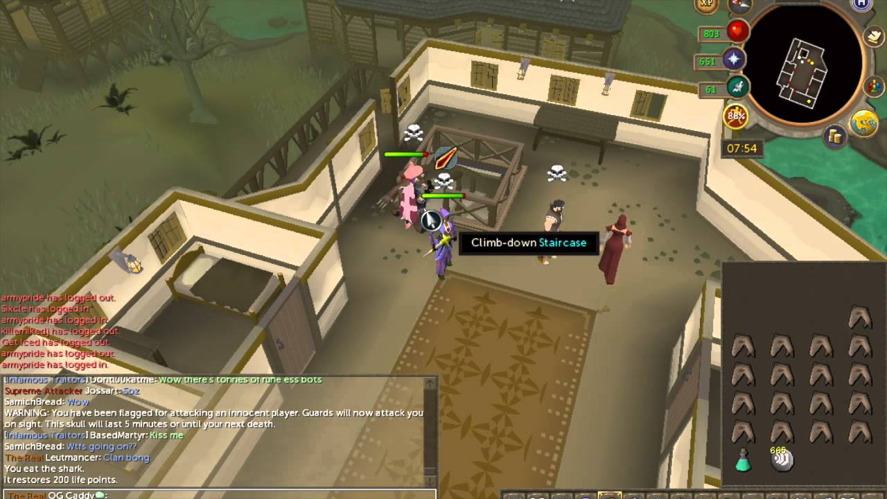 Darkscape Pking (Infamous Traitors Clan)