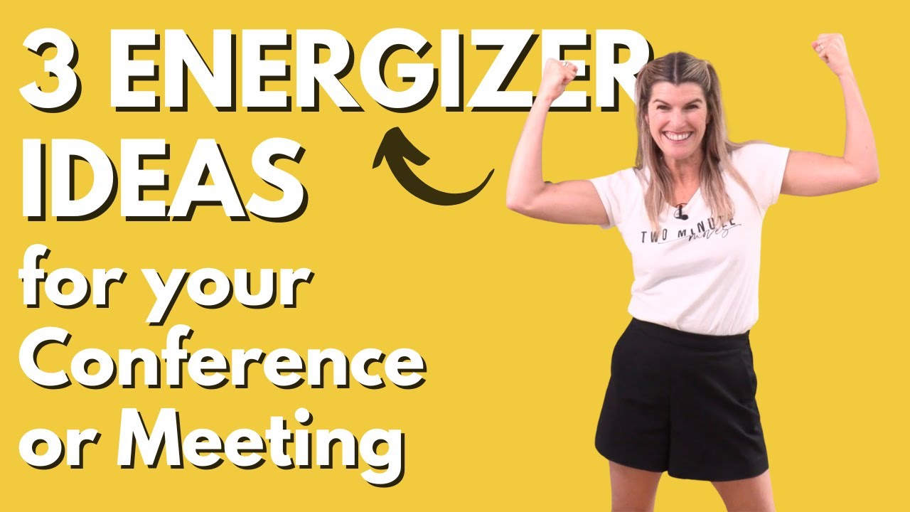 3 Energizers for Meetings, Conferences, Sales Events and Training Days // In Person & Virtual