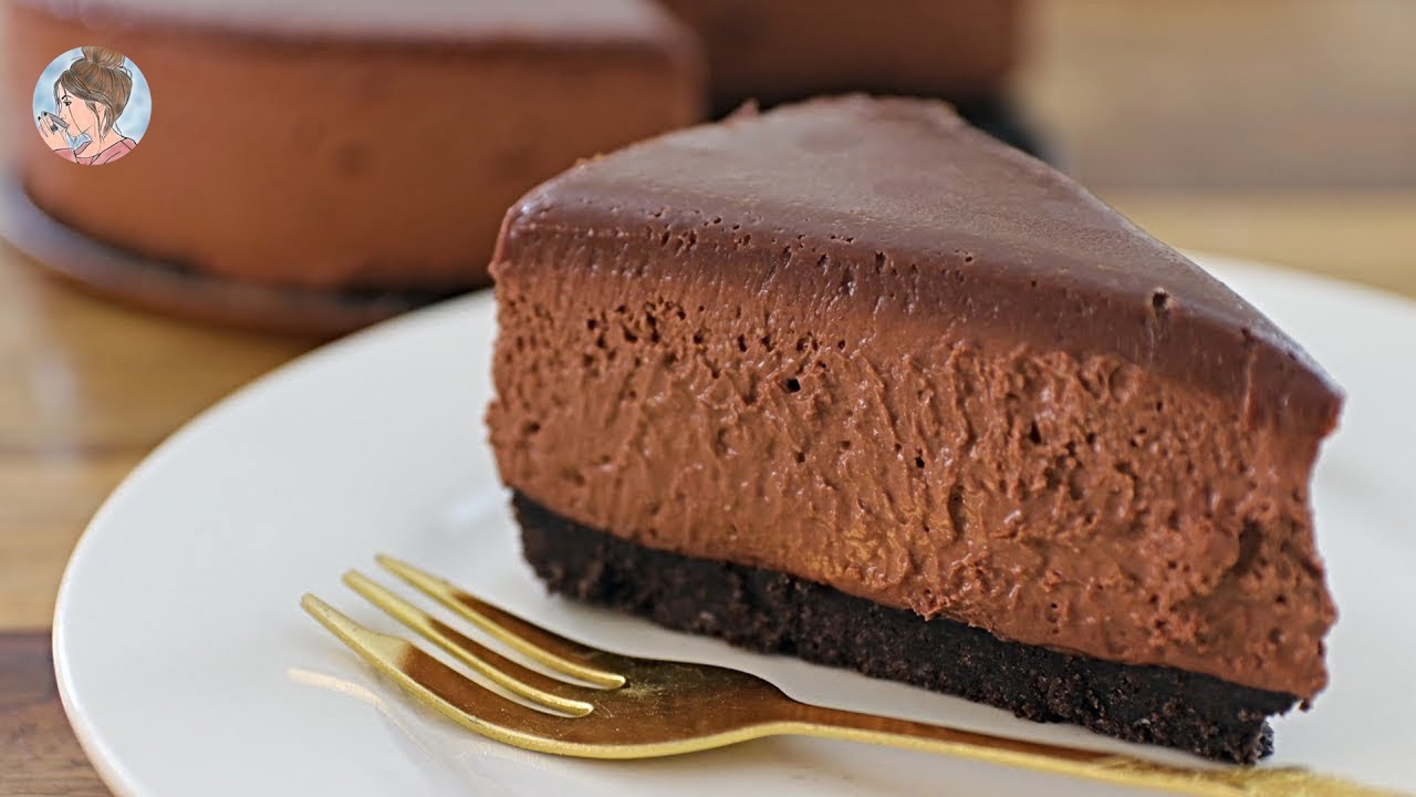 No - Bake Chocolate Cheesecake ( without Gelatin ) | NA Cookbook