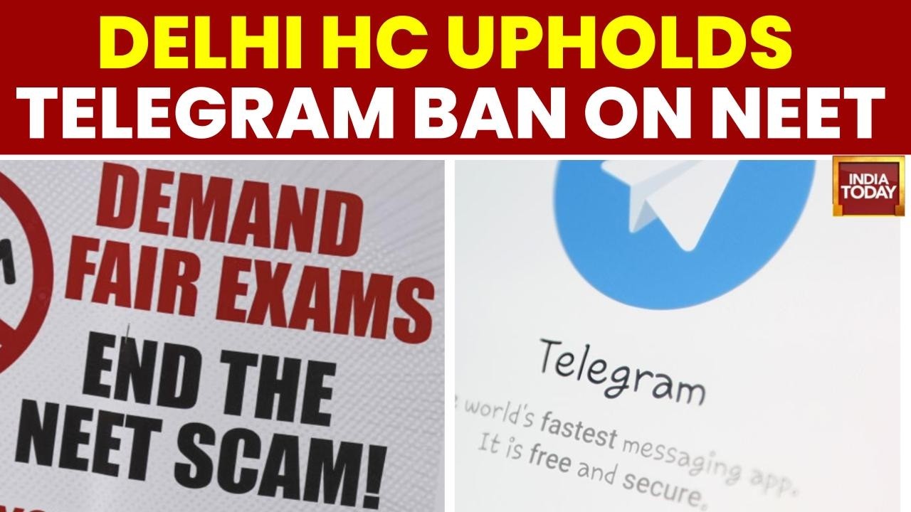 NEET Re-Exam: Delhi HC Upholds 5-Day Telegram Ban To Prevent Paper Leaks Ahead Of NEET UG Retest