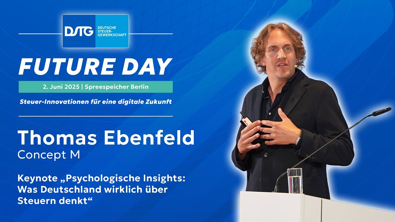 DSTG Future Day 2025 | Thomas Ebenfeld | Keynote | Was Deutschland wirklich über Steuern denkt