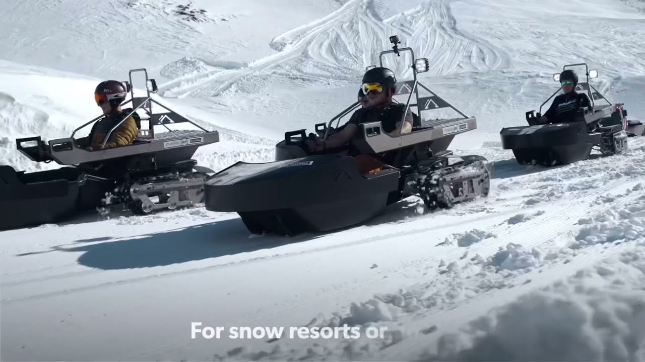 Electric snowmobile Bobsla 1-2-3