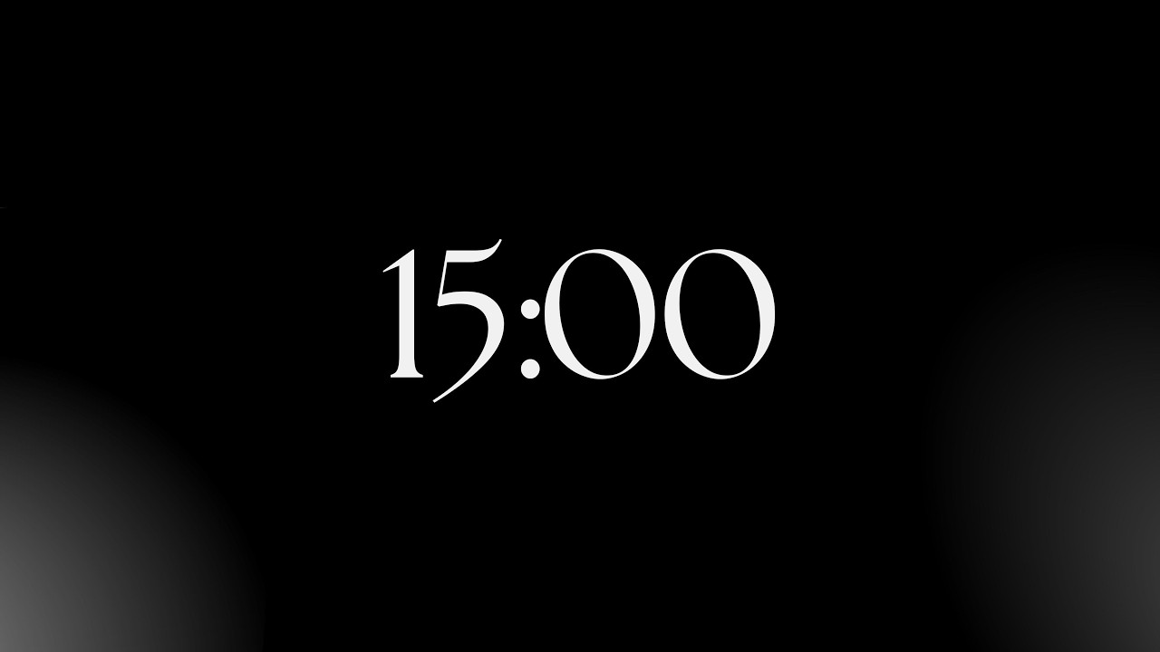 15 Minutes Deep Focus Session | No Music