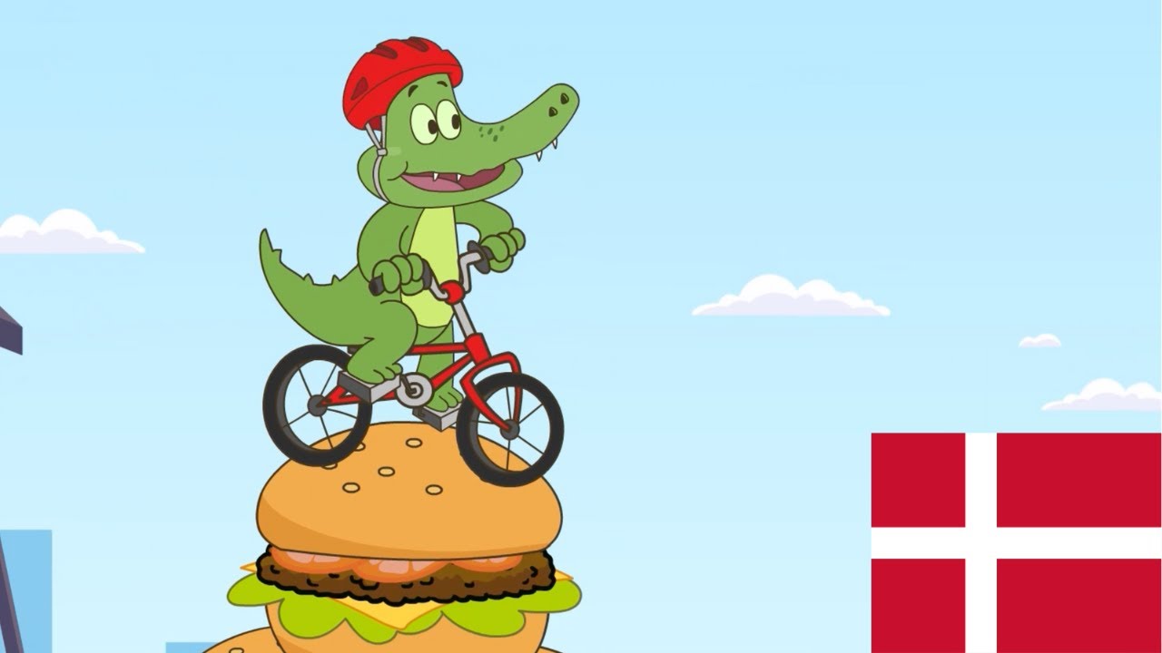 JEG SPISTE ALT! 🐊 😱 Jeg Kan Ik' Forstå, At Jeg Spise Alt | Arne Alligator | Børnesange med mad 🍔🍌
