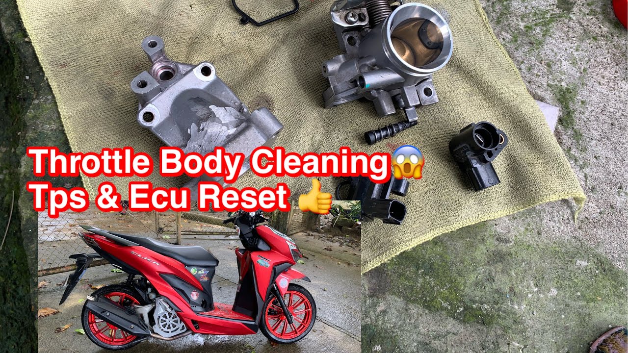 Honda Click 150i Gc | Throttle Body Cleaning | Tps Ecu Reset | DIY