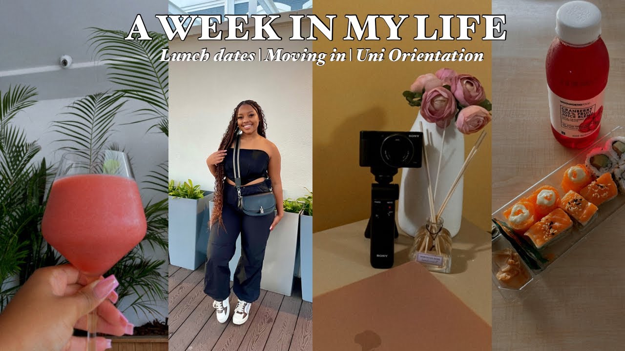 A WEEK IN MY LIFE | Lunch dates,Moving in,uni orientation & more