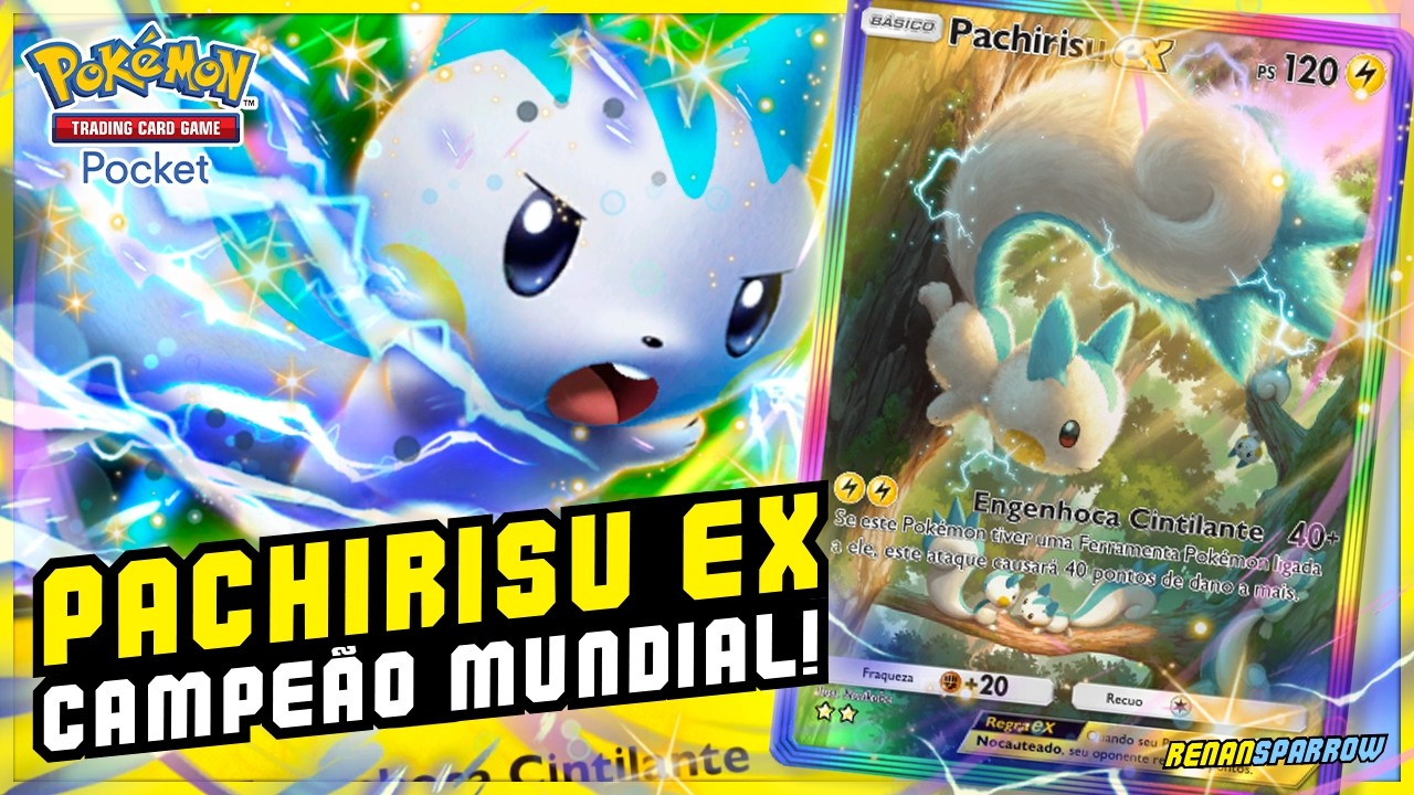 11 VITÓRIAS SEGUIDAS: PACHIRISU EX TÁ BRUTAL DEMAIS! || Pokémon Pocket 