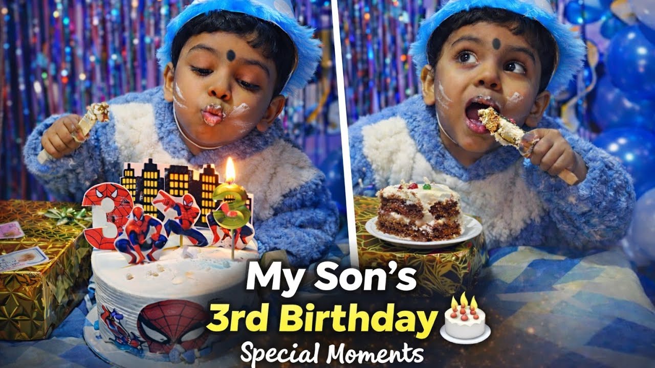 My Son’s 3rd Birthday 🎂 | Special Cake Cut