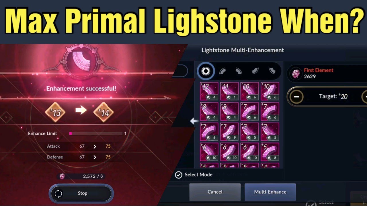 Black Desert Mobile Maxed Primal Lightstone When & CP You Can Get!?