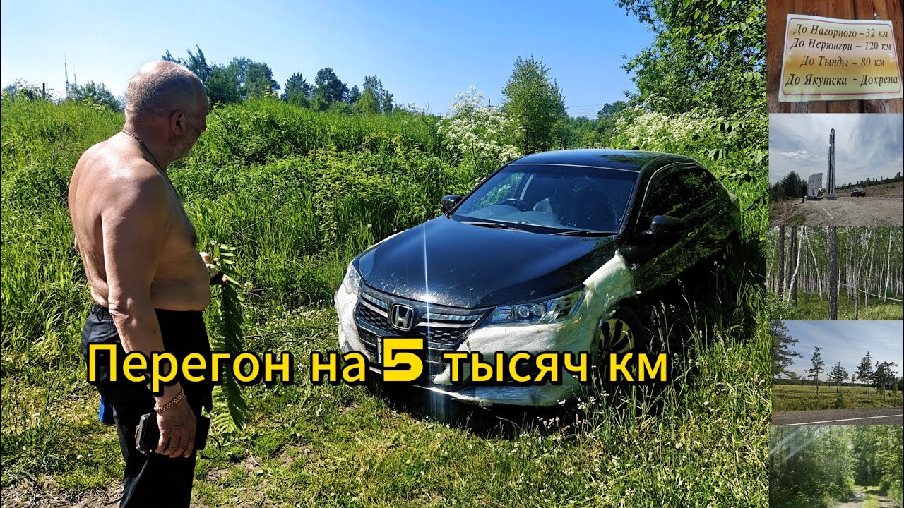 ДОРОГА АЛДАН - ОМСК. Перегон Accordа. Как это было, словами не передать! КТО ЕЗДИЛ ТОТ ПОЙМЕТ.