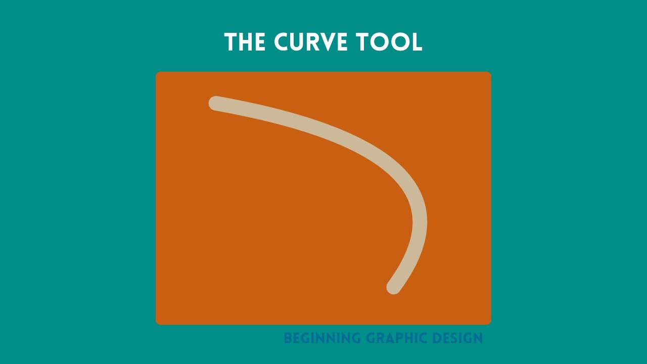 Curve Tool | Google Draw Tutorial | Beginning Graphic Design