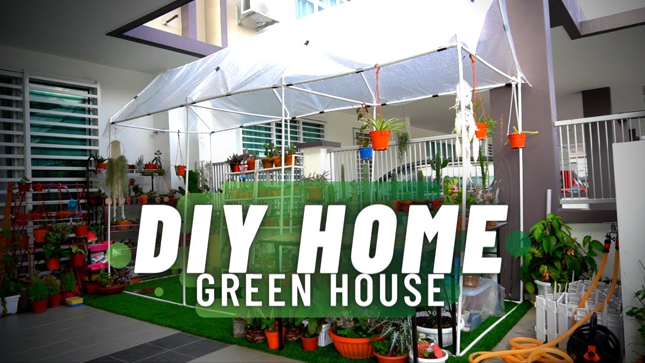 DIY Home Green House Using PVC Pipes | Kongsi Tips