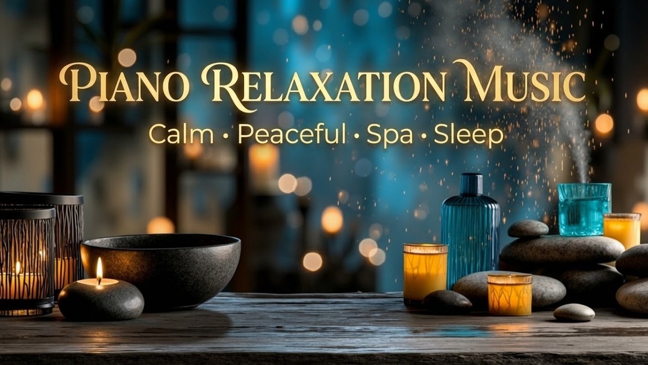 Música de Piano para Spa ~ Piano Relajante ~ Sonidos Zen para Masajes y Sueño Profundo ✨
