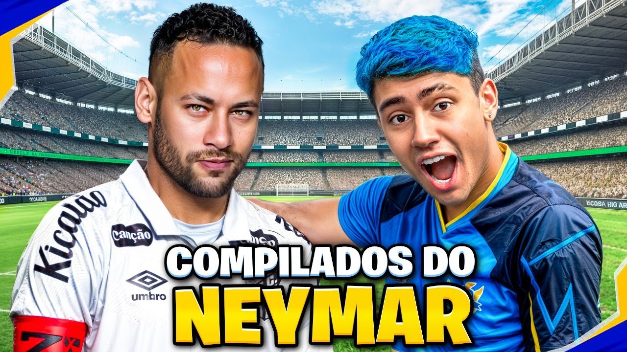 COMPREI A BOLA E A CHUTEIRA DO NEYMAR, E REFIZ OS MELHORES GOLS DELE! *insano*