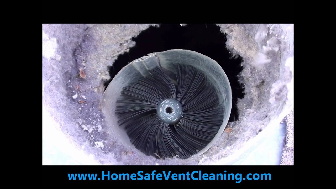 Dryer Vent Cleaning - Before & After