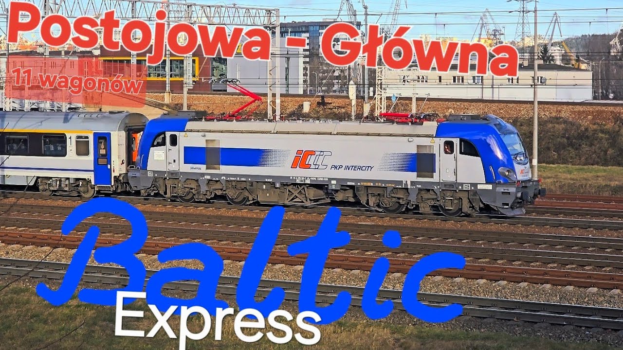 Z Postojowej na Główną - Baltic Express IC 265 w Gdyni