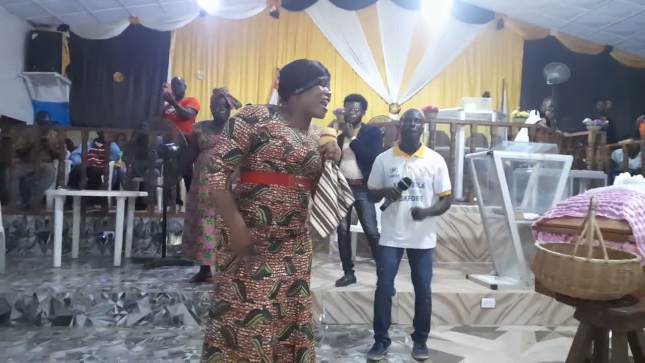 Nimba county  traditional music  Min Helena Lougon