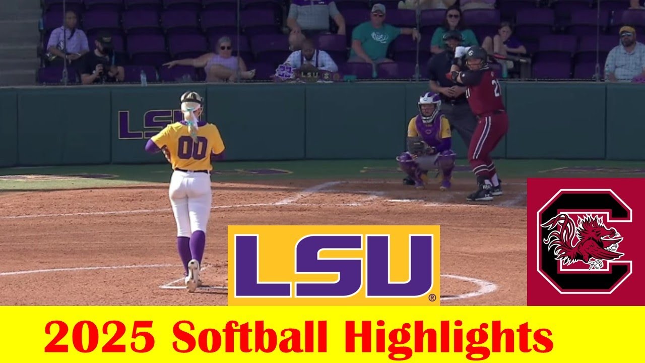 #11 South Carolina vs #3 LSU Softball Game 3 Highlights 3 30 2025
