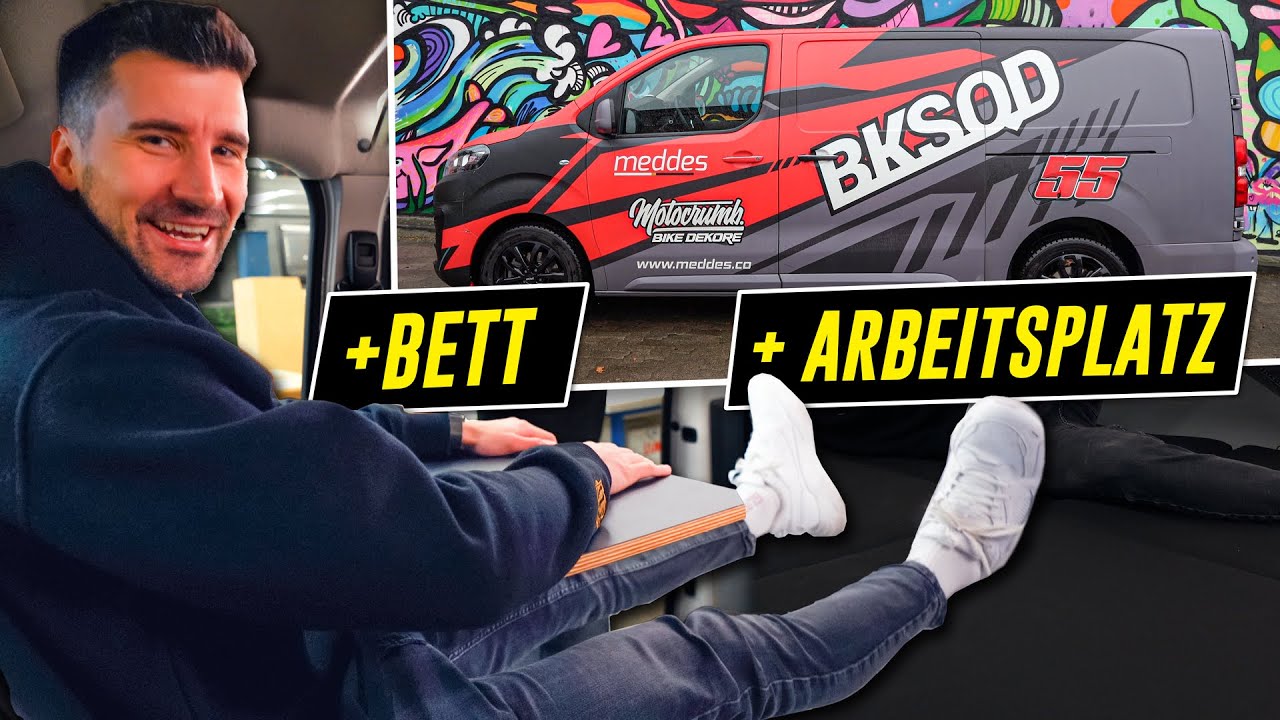 Mein CAMPERUMBAU für die RENNSTRECKE! 🚐