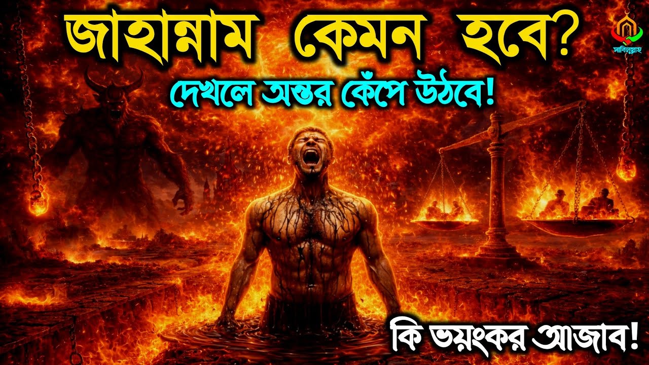 জাহান্নাম কেমন হবে? দেখলে অন্তর কেঁপে ওঠে | ভয়ংকর আজাব | ইসলামিক ইতিহাস | Islamic stories,Hell fire