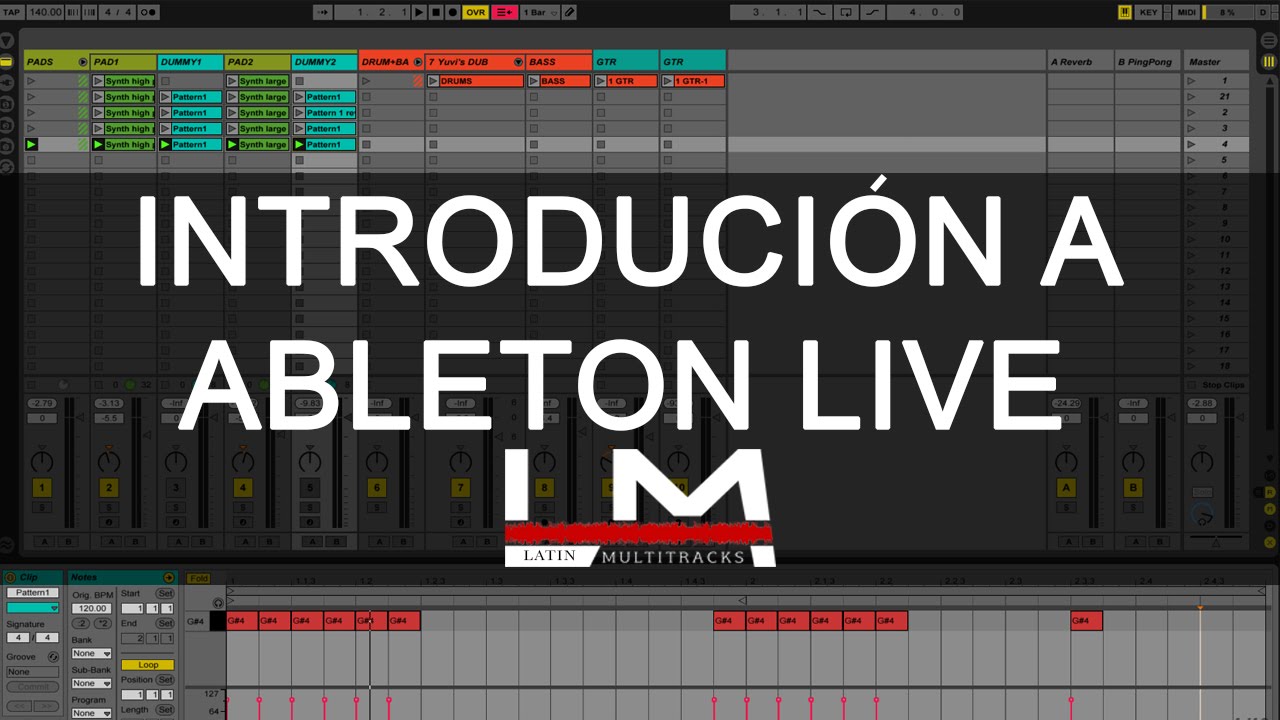 Introducción a Ableton Live con Latin MultiTracks