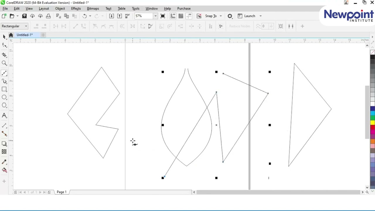 Part 7   Freehand, Point, Bezier, Pen Tools in CorelDraw  How to Use Tools in Corel Draw  Tools Tuto
