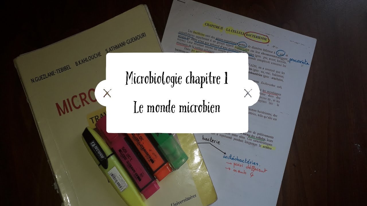 Microbiologie chapitre 1 : le monde microbien ( résume)