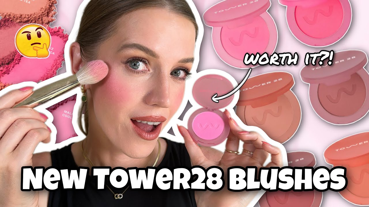 Tower28 GetSet Blushes | Полные образцы, примерка и обзор