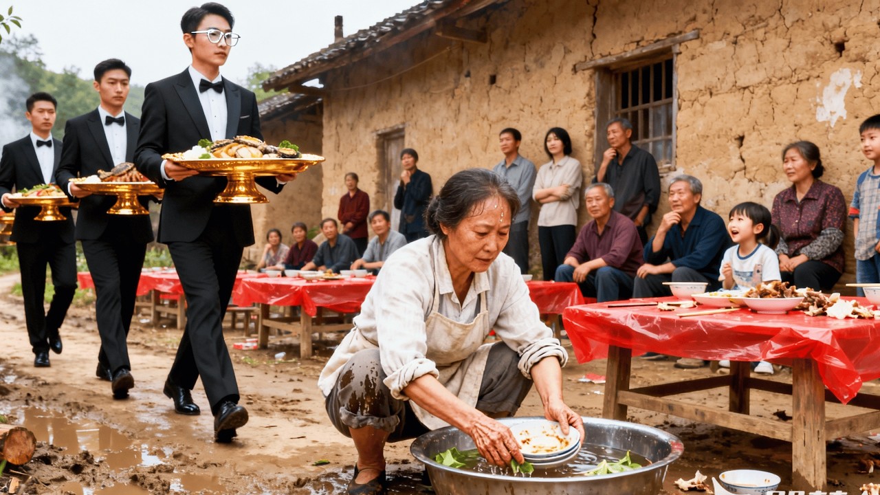 Сын обращается с матерью как со служанкой — её выбирает гостиничный магнат, женится и ценит, семья ж