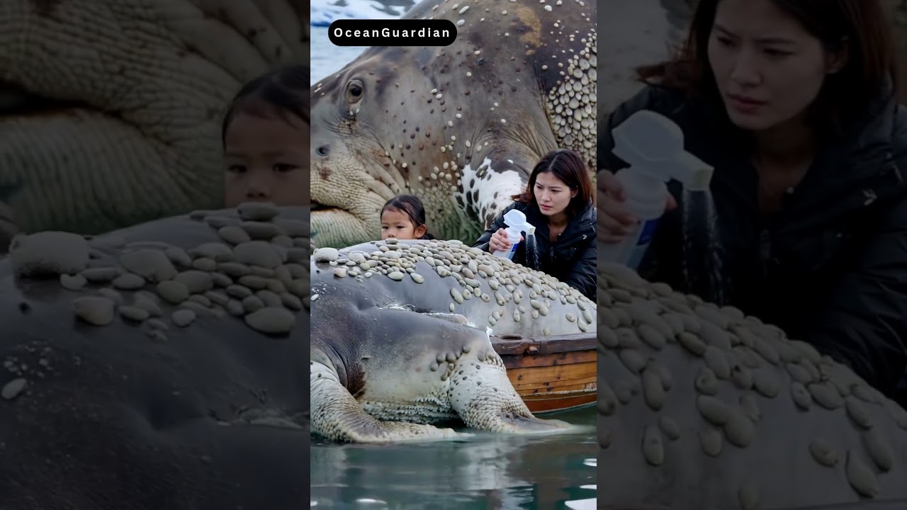 Family Helps a Creepy Ocean Creature in the Arctic &ndash; A Heartwarming Rescue!