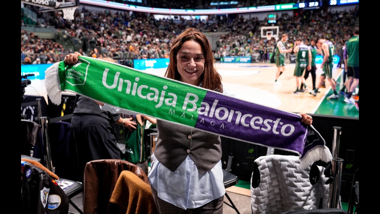 Toñi Moreno, una fan más del Unicaja