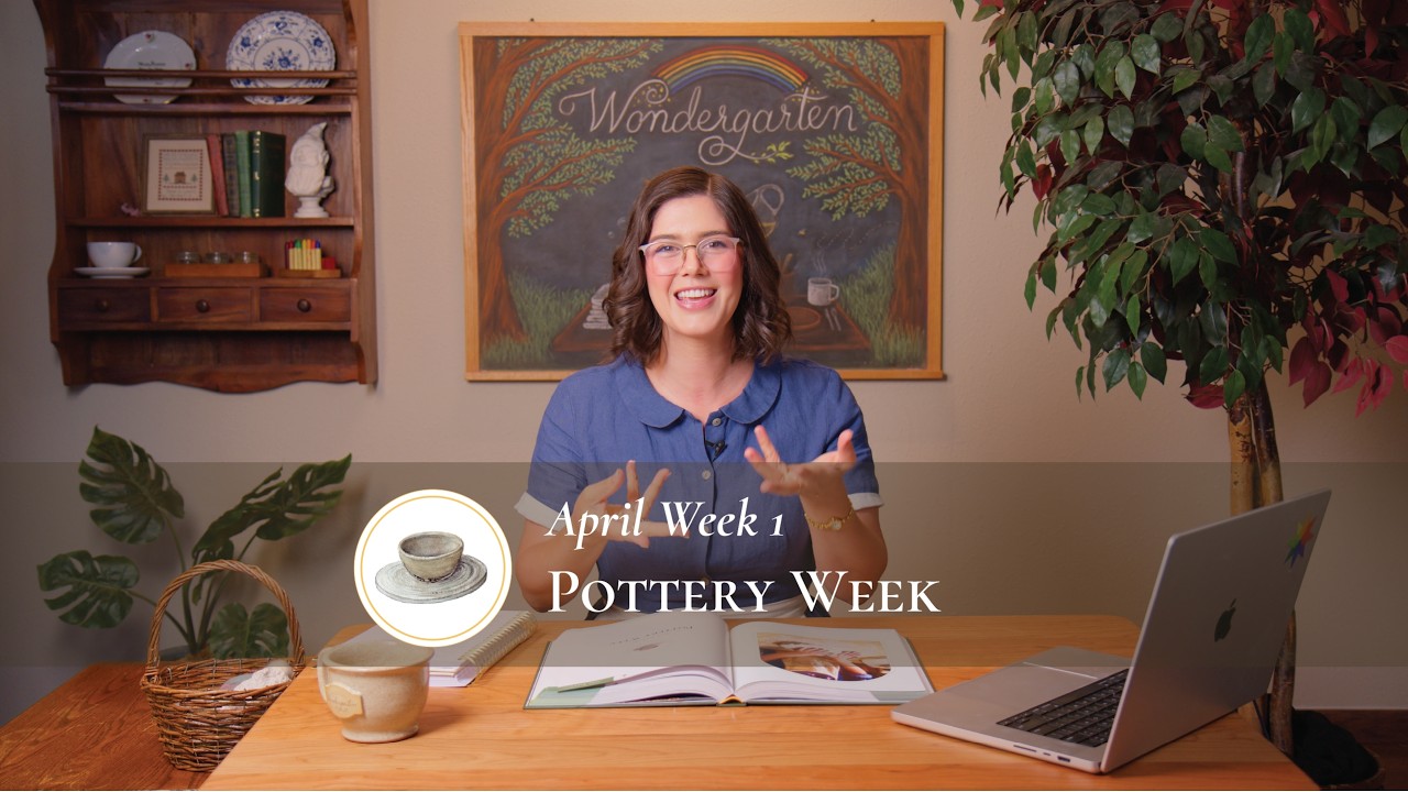 Pottery Week | April Week 1 | Rainy Day Songs, Clay Pottery, and Egg Cracking Skills