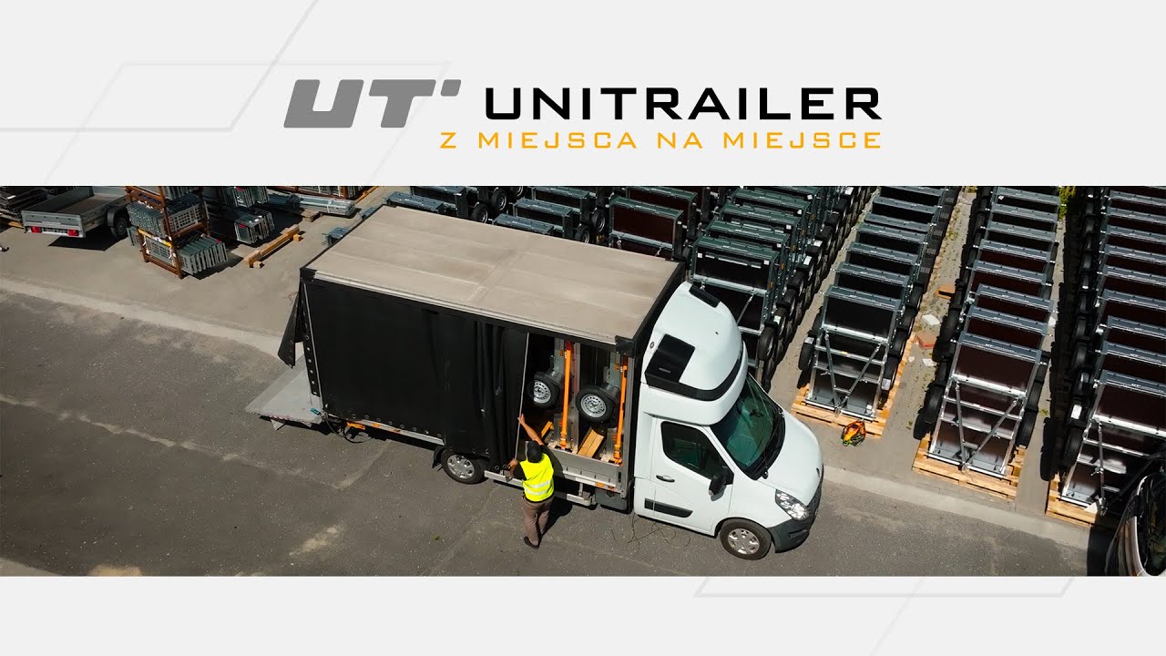 Wejdź na UNITRAILER.PL i zam&oacute;w przyczepę z dostawą do domu