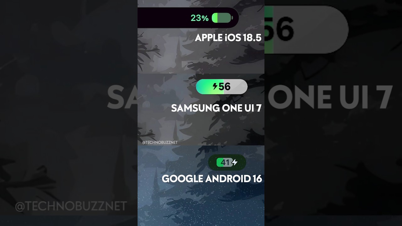Charging in Style! iOS 18.5 vs One UI 7 vs Android 16 &ndash; Who Wins?