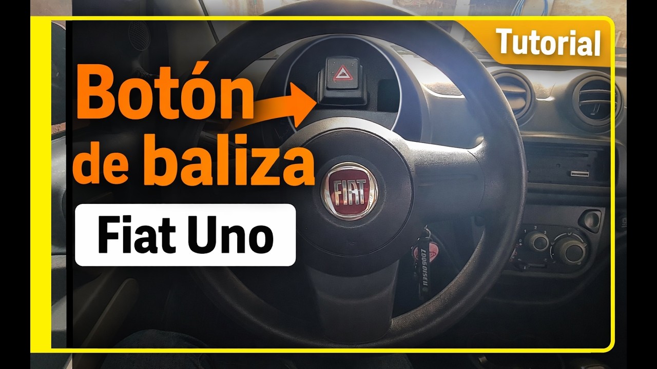 Botón de Baliza - Fiat Uno - Reemplazo del botón de baliza paso a paso #tutorial #mecanica #fiat