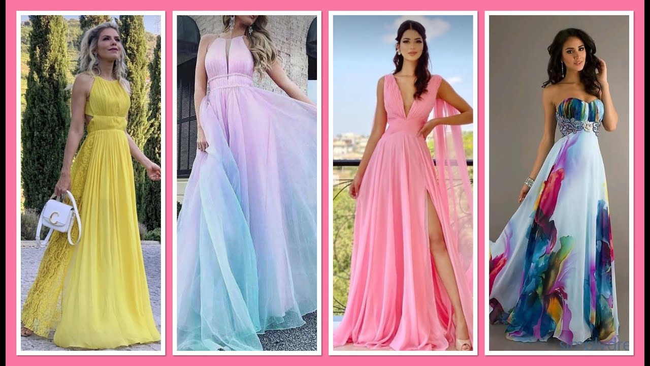 Hermosos vestidos 👗 para una fiesta en la playa 🏖